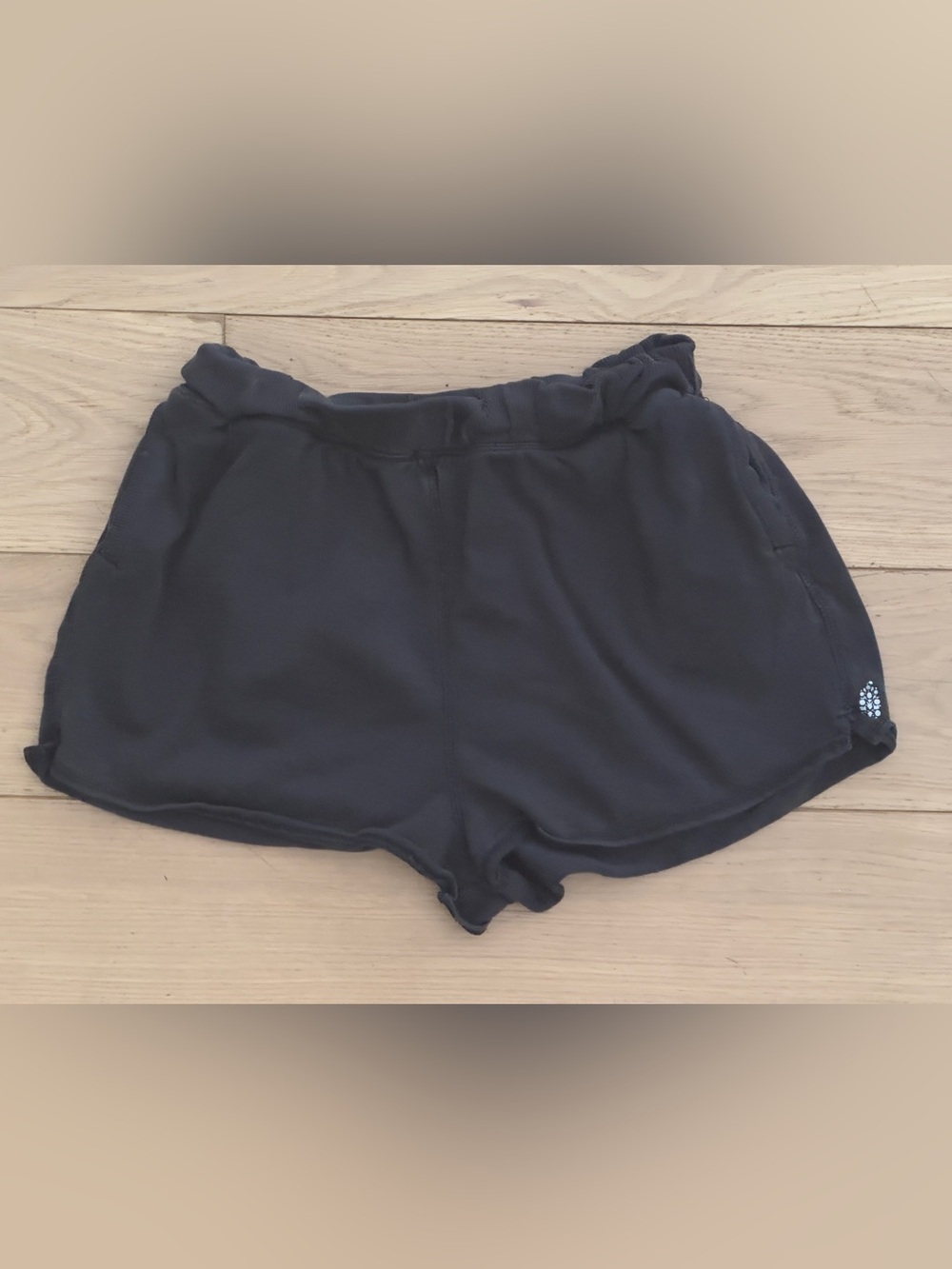 FP Movement by Free People Black Athletic Shorts with Subtle Logo